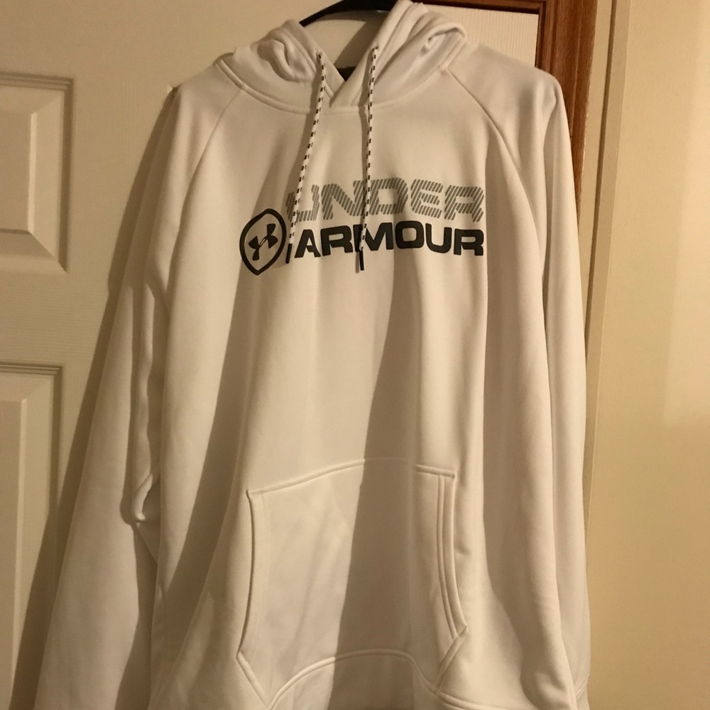 Under Armour Storm Hoodie White NWT XL